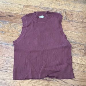 Mock neck knit